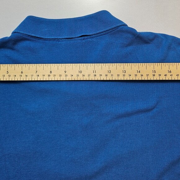 Lacoste Men's Polo Shirt Blue Size 6 (XL) Short Sleeve Collared - Picture 9 of 13